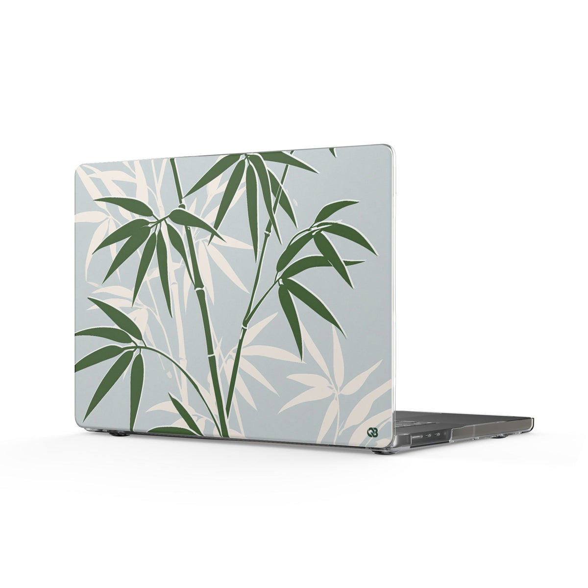 Serene Bamboo · Clear Hard Case for MacBook · Green