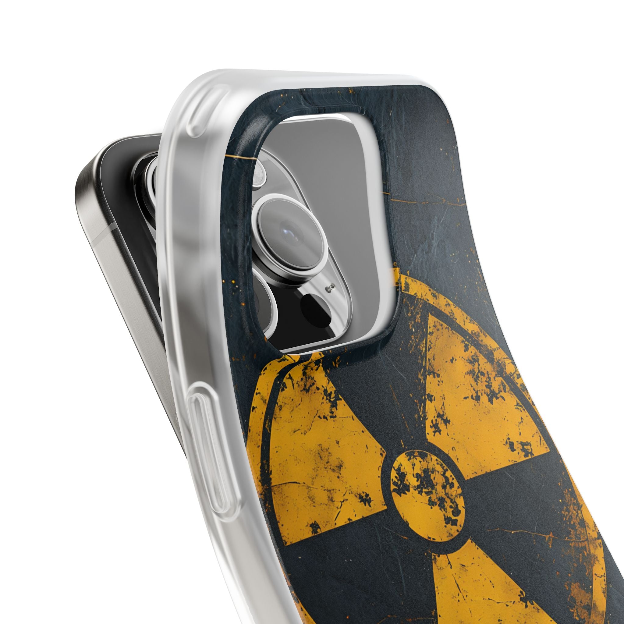 Industrial Decay Warning · Soft Phone Case for iPhone