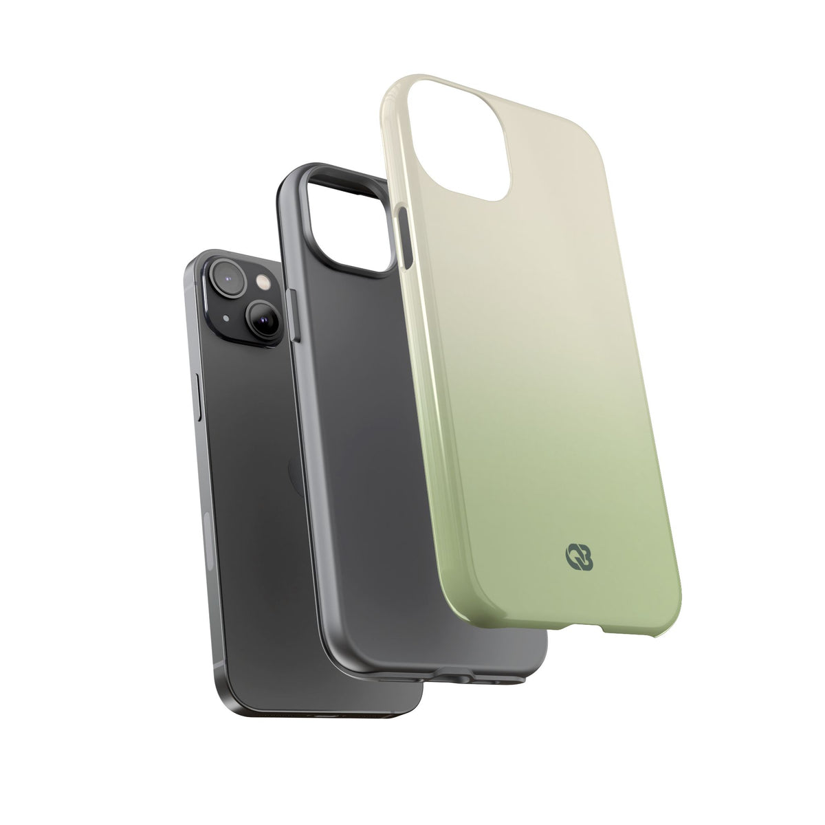 Muted Sage Ombre · Tough Phone Case for iPhone · Green