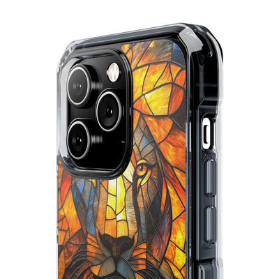 Amber Glass Lion · Impact Phone Case for iPhone · Magsafe