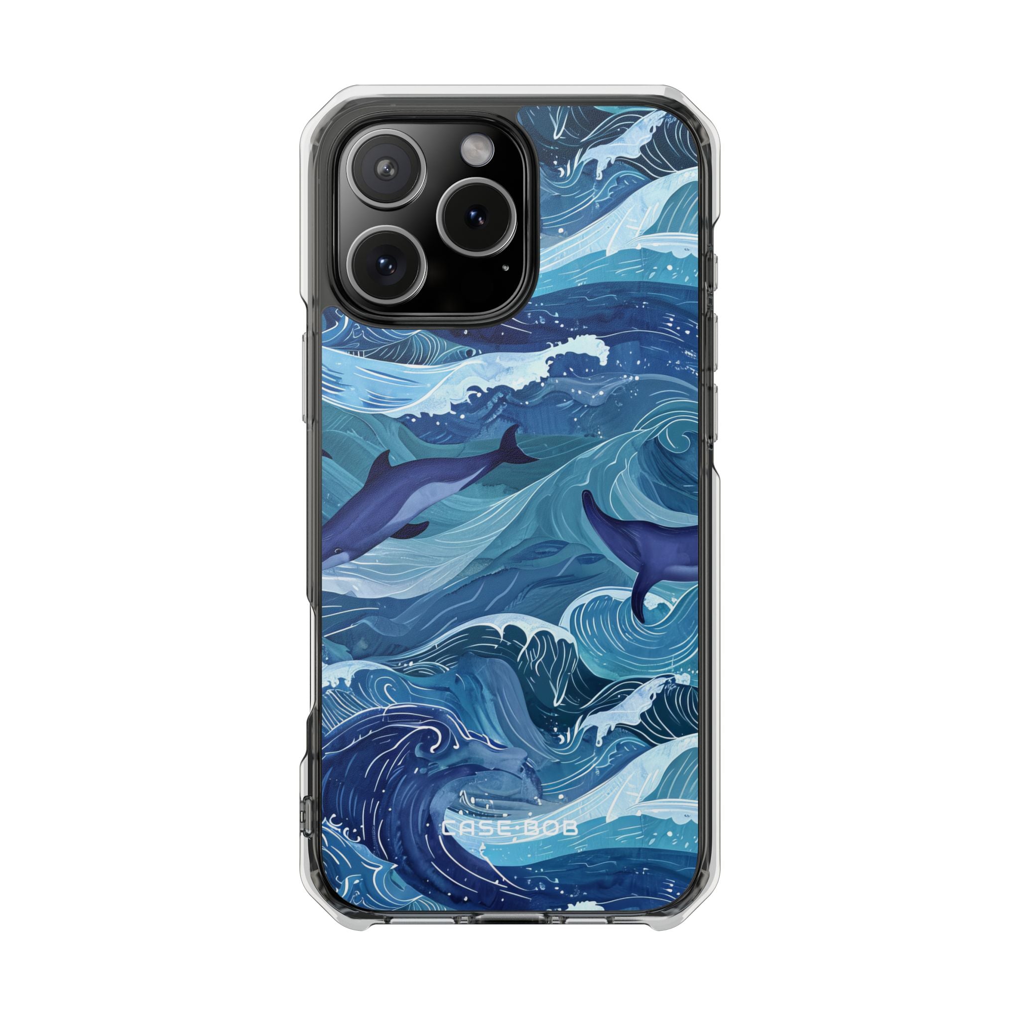 Dolphin Waves iPhone 16 Pro Max Case - Impact