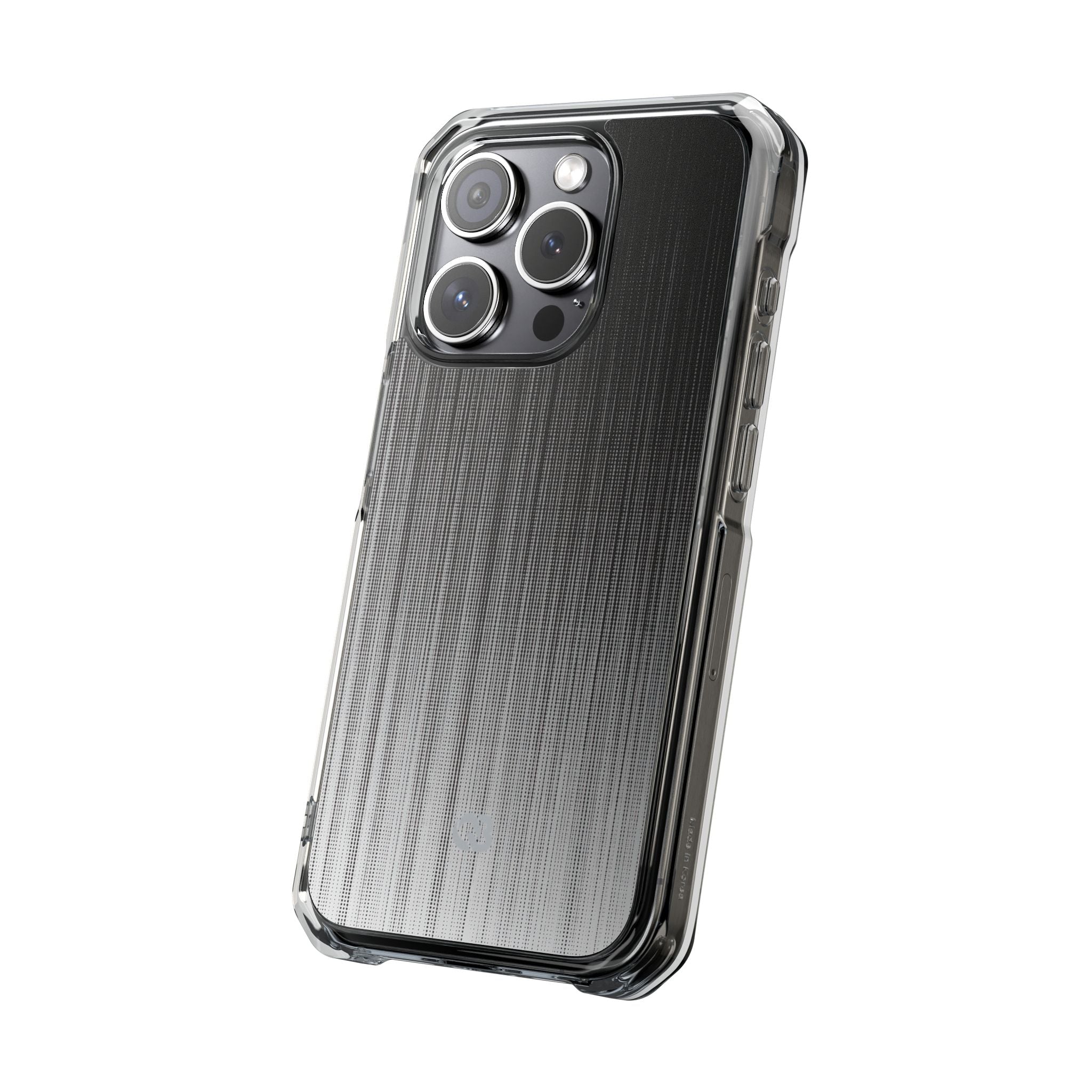 Grey Impact MagSafe Phone Case for iPhone - Static Vertical Dither