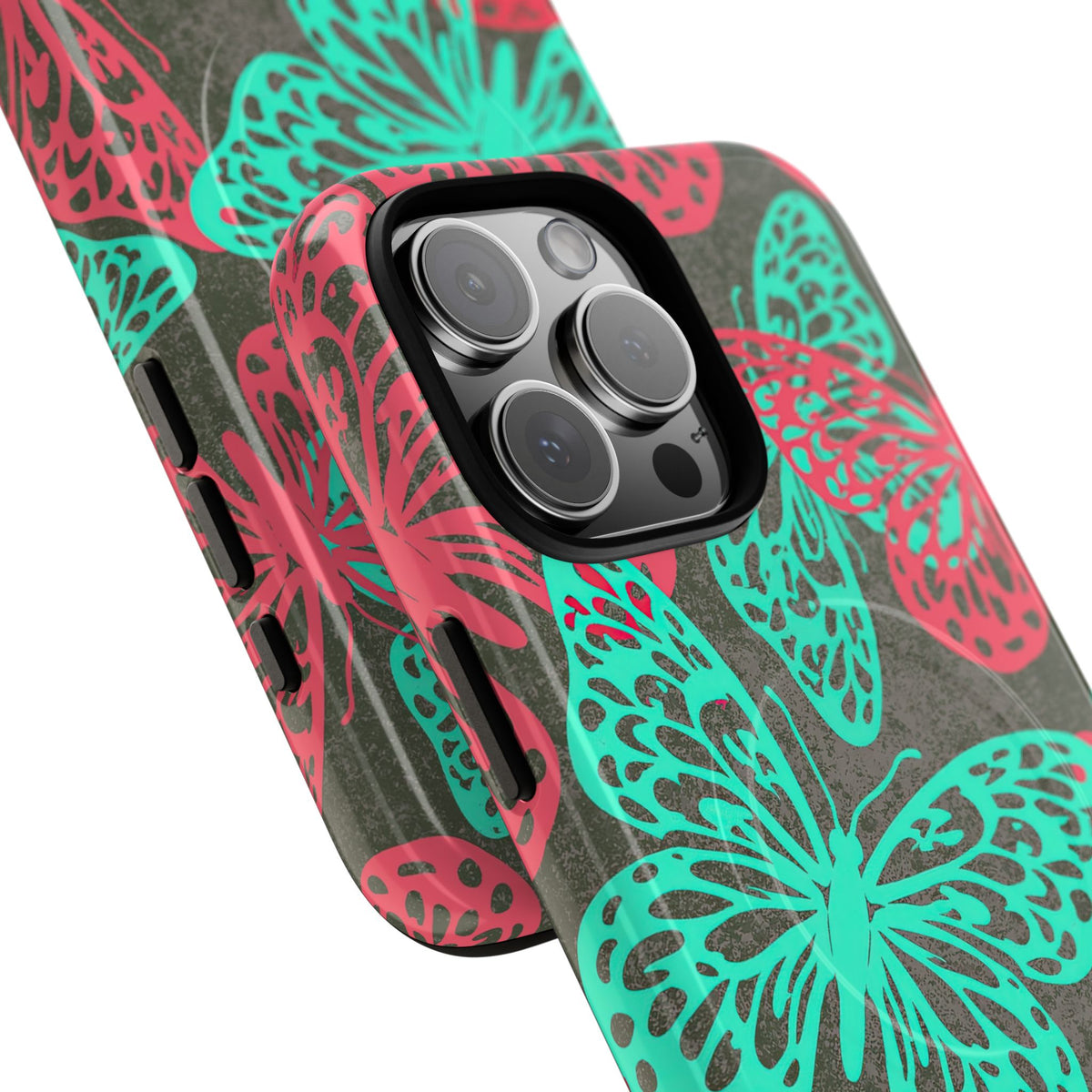 Electric Papillon · Tough 2.0 Magnetic Phone Case for iPhone · Pink
