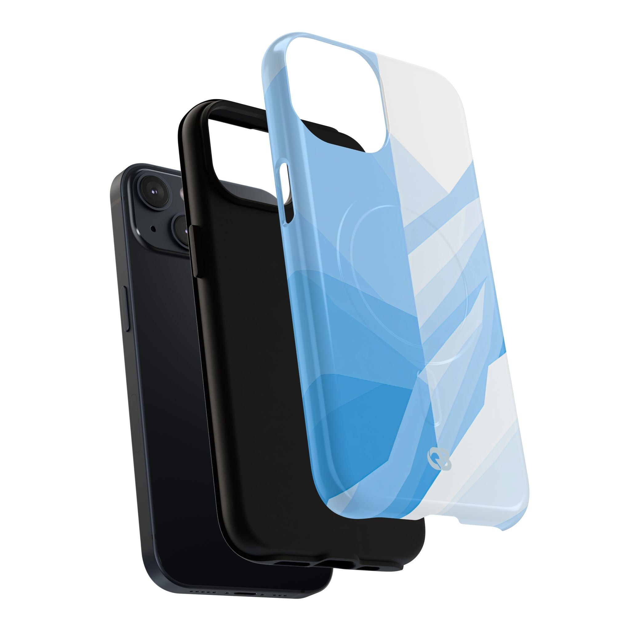 Blue Tough 2.0 Magsafe Phone Case for iPhone - Arctic Glacial Ridge
