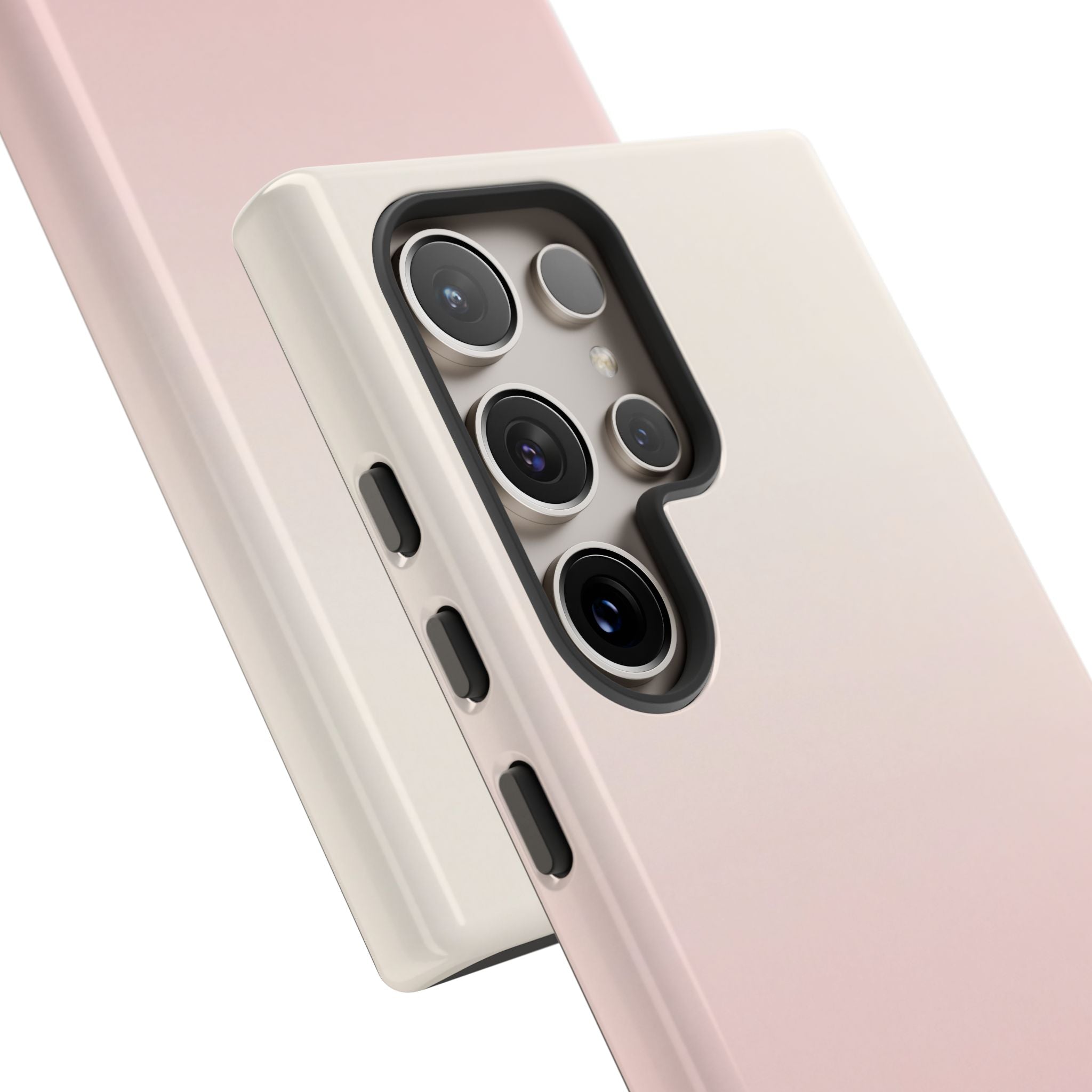 Pink Tough Phone Case for Samsung - Frosted Blush Horizon