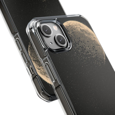 Lunar Metropolis Nocturne · Clear Impact Magnetic Phone Case for iPhone ·  Black