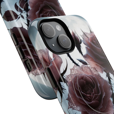 Lunar Lace Petals · Tough+ Handyhülle für iPhone · Magsafe