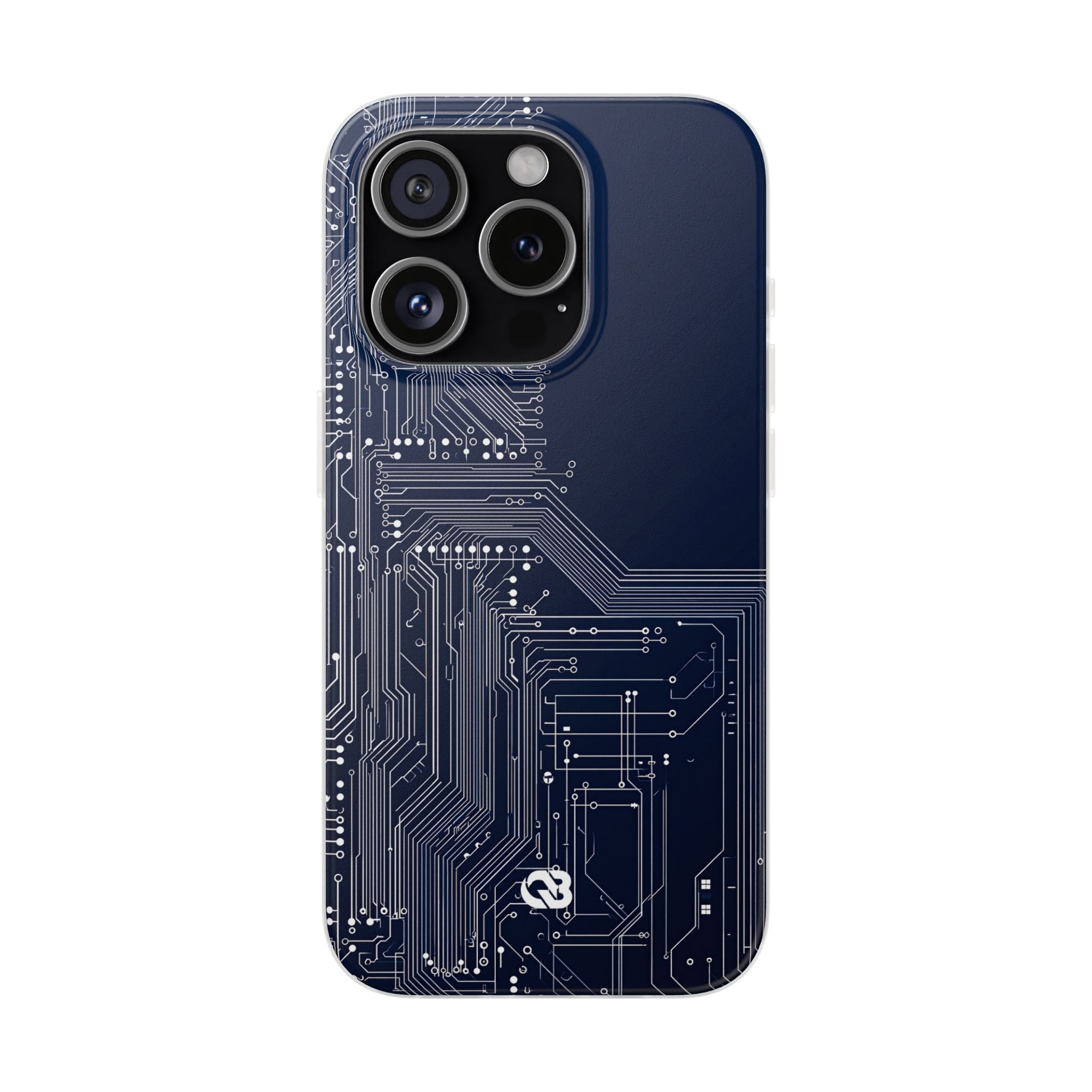 Blue Lite Phone Case for iPhone - Cobalt Data Stream