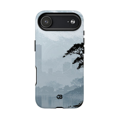 Grey Tough 2.0 Magsafe Phone Case for iPhone - Steel Slate Zen