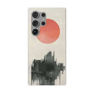 Crimson Sun Strokes · Soft Phone Case for Samsung