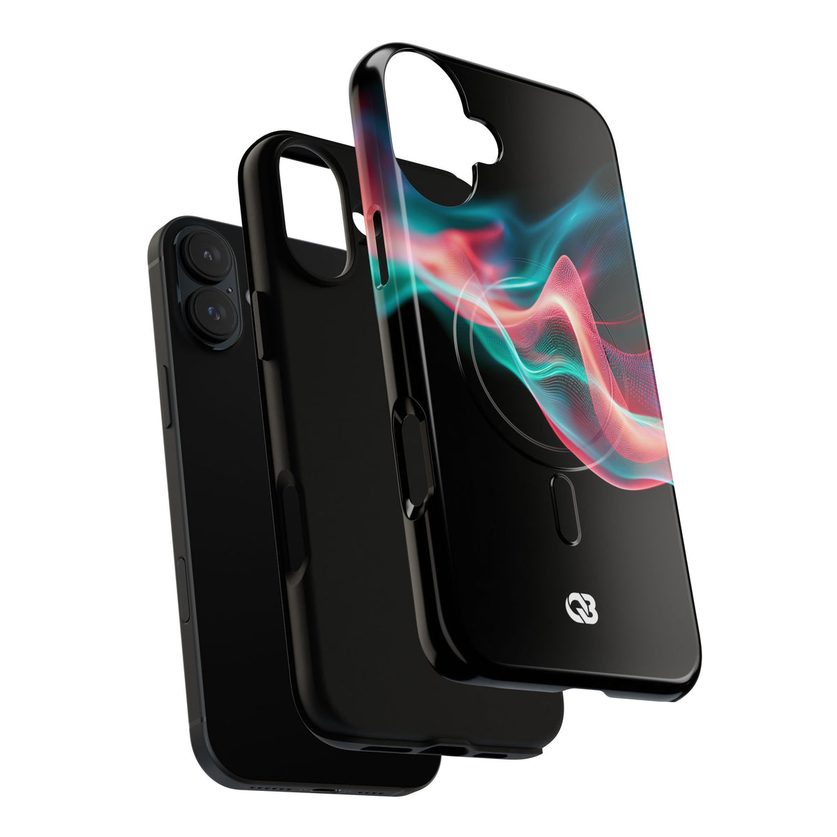 Digital Frequency · Tough 2.0 Magnetic Phone Case for iPhone · Black