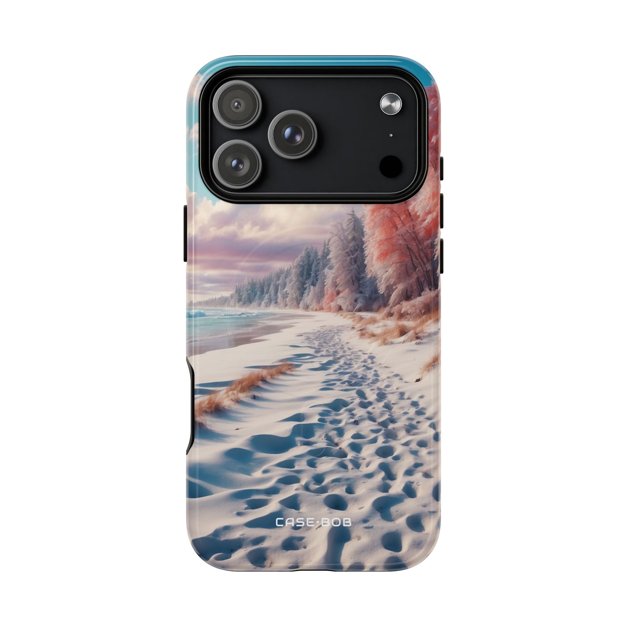Snowy Footprints iPhone 17 Pro Max Case - Tough+ - CASE•BOB