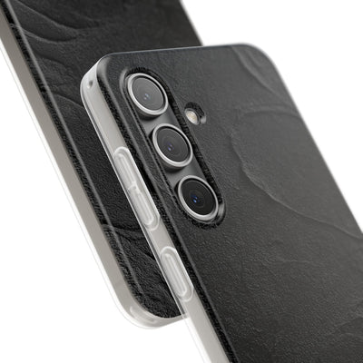 Obsidian Stucco Relief · Lite Phone Case for Samsung · Black