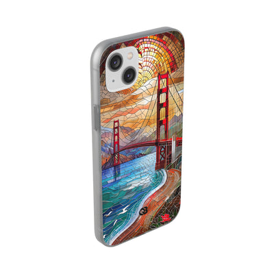 Crimson Arch Coast · Soft Custodia per iPhone