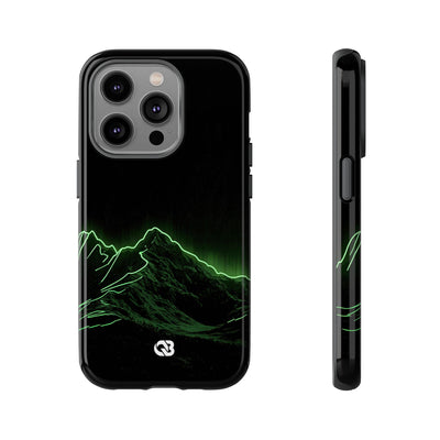 Nordic Mountain Contour · Tough Phone Case for iPhone · Black
