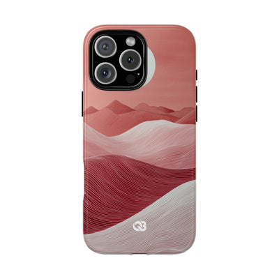 Crimson Dune Horizon · Tough Phone Case for iPhone