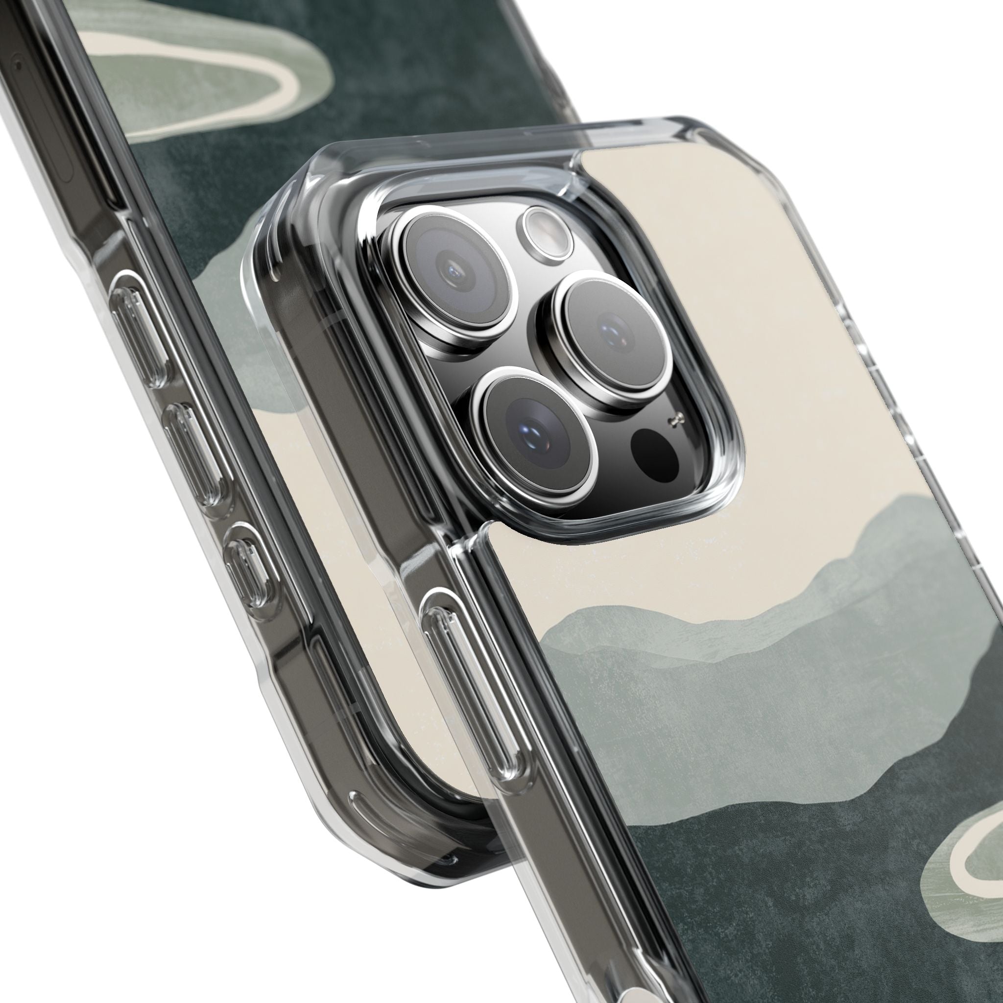 Green Impact MagSafe Phone Case for iPhone - Misty Sage Valley