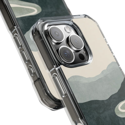 Green Impact MagSafe Phone Case for iPhone - Misty Sage Valley