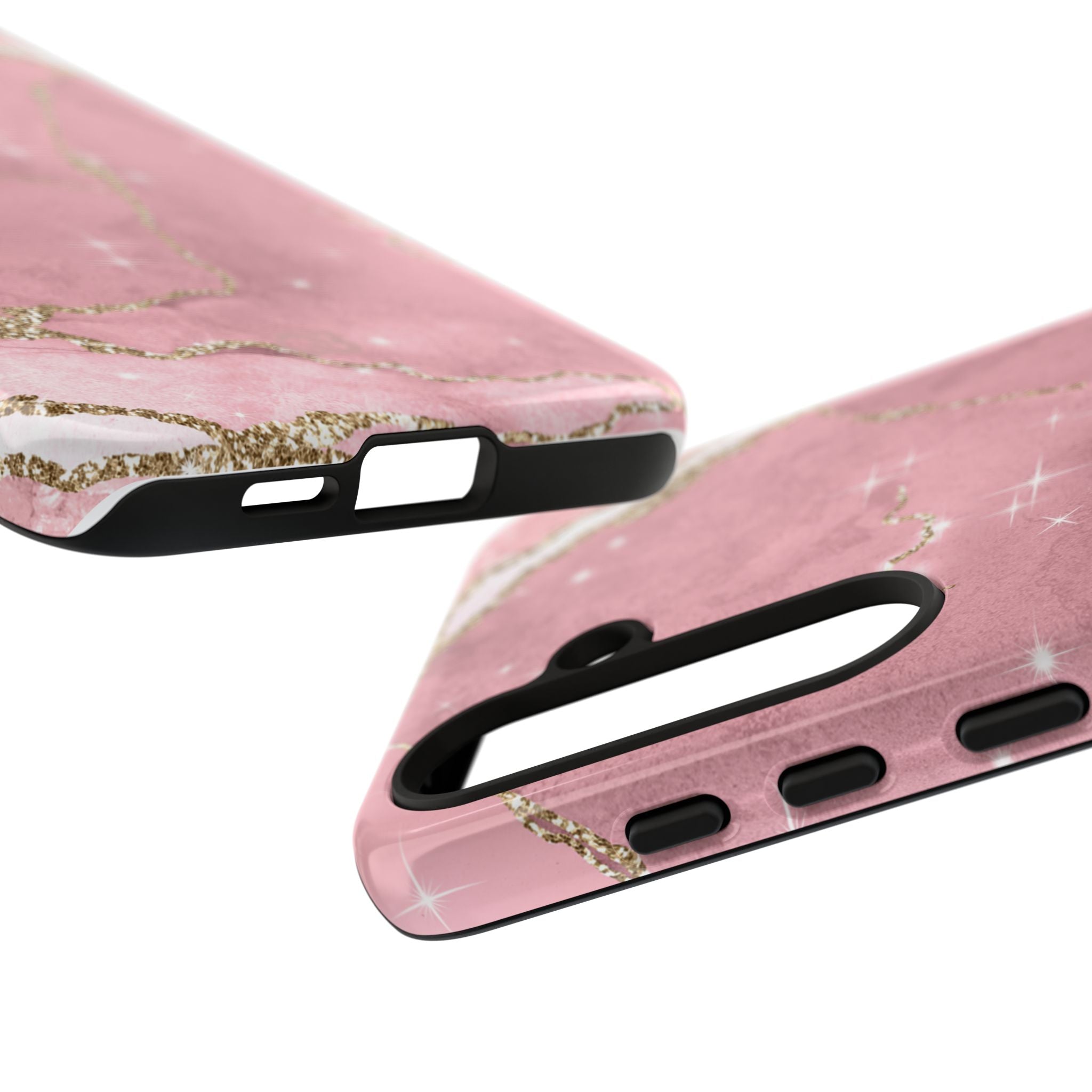 Rose Sparkle Marble · Tough Phone Case for Samsung