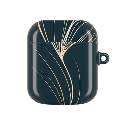Botanical Contour · Hard Case for AirPods & AirPods Pro · Teal