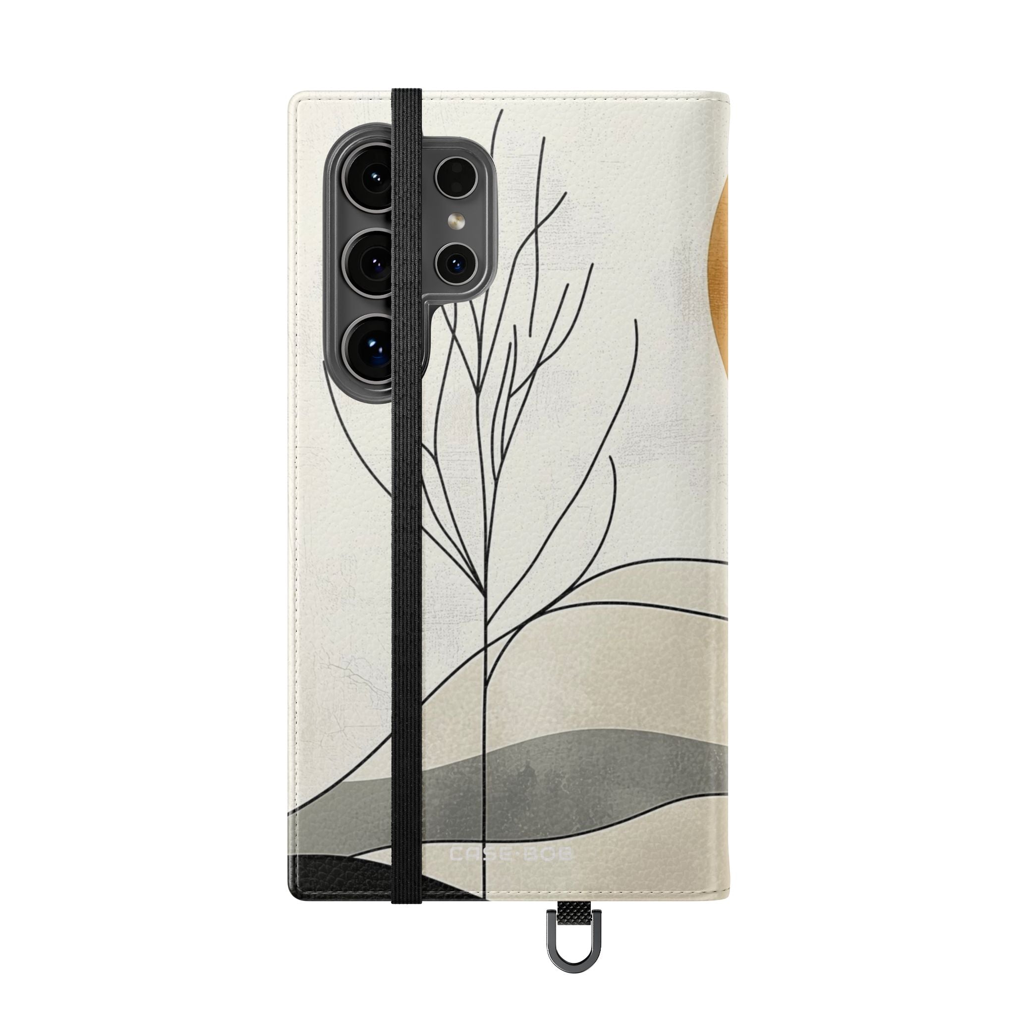 Orange Eclipse Trees - Samsung S24 Ultra Case - Wallet