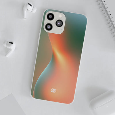 Radiant Contour · Lite Phone Case for iPhone ·  Orange