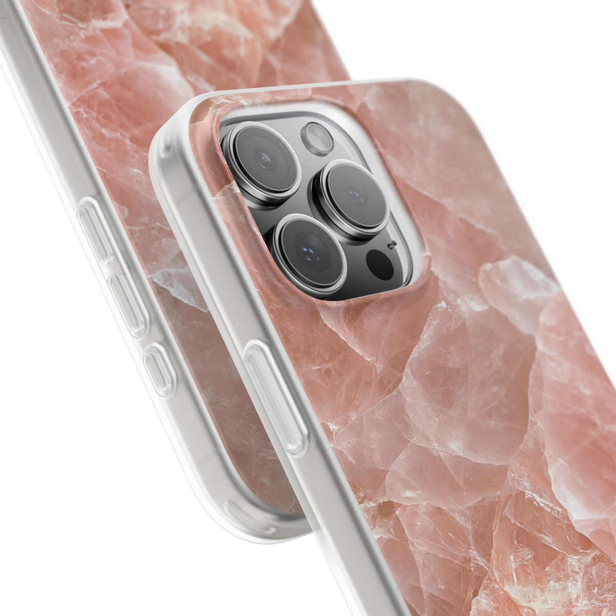 Rose Quartz Facet · Lite Phone Case for iPhone ·  Pink
