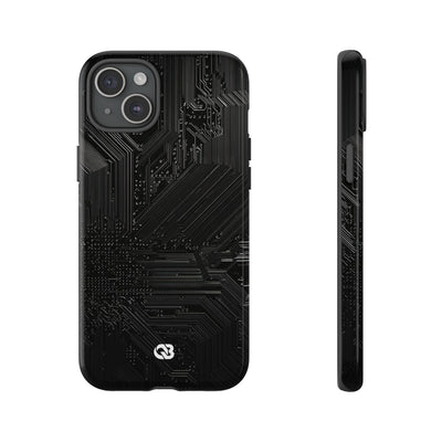 Obsidian Circuitry · Tough Phone Case for iPhone · Black