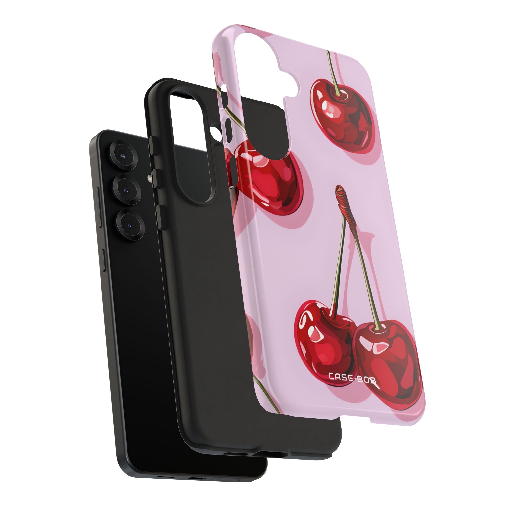Glossy Cherry Burst Samsung S25 Plus Case - Tough - CASE•BOB