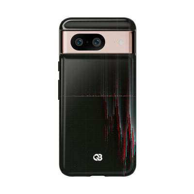 Black Tough Phone Case for Google Pixel - Corrupted Data Stream