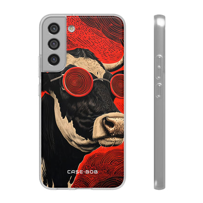 Hypnotic Cow Samsung S22 Plus Case - Soft