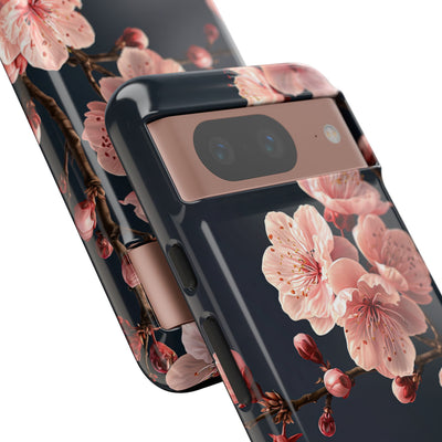 Midnight Sakura Bloom · Tough Phone Case for Pixel ·  Pink