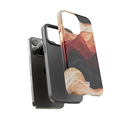 Ember Wave Dispersion · Tough Phone Case for iPhone · Red