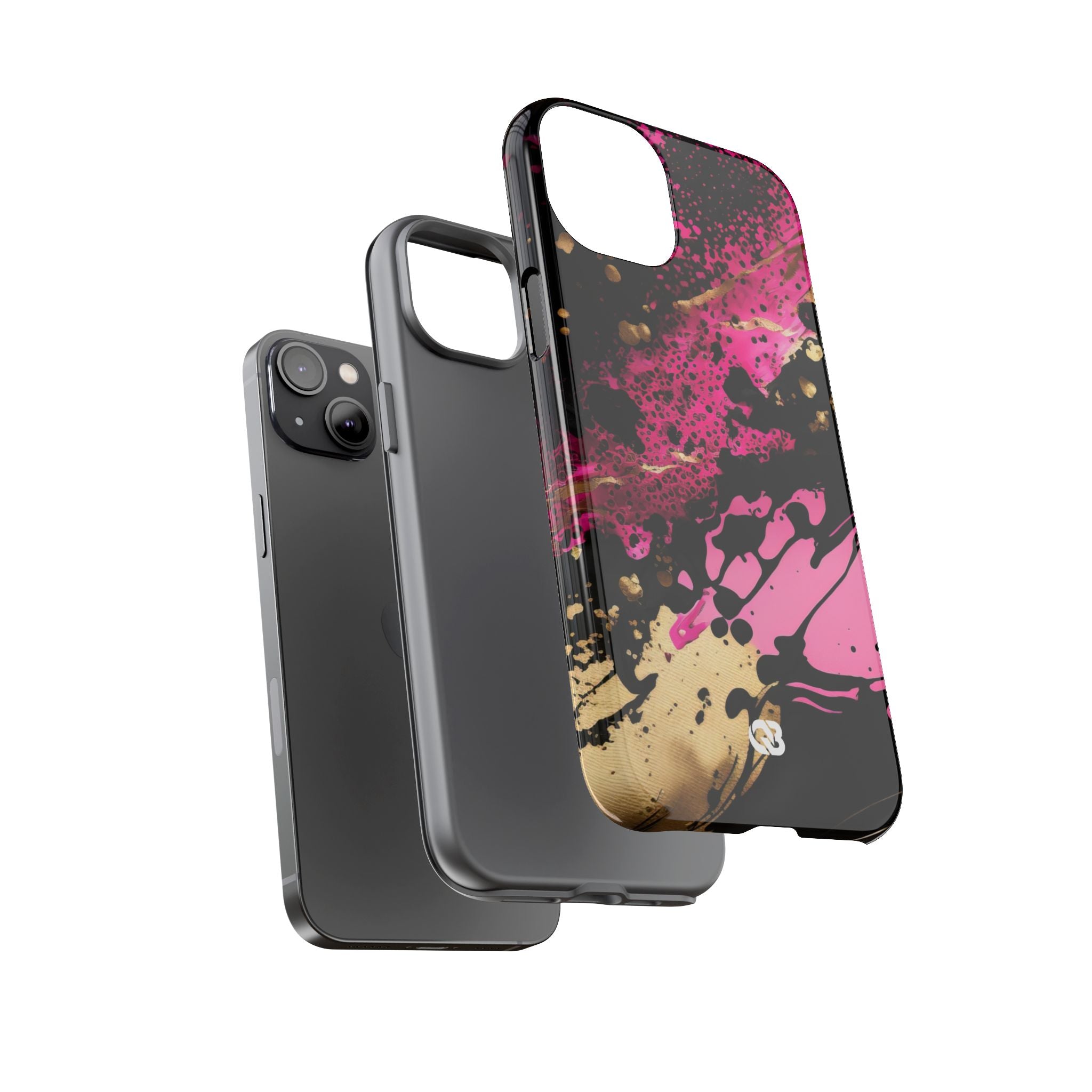 Magenta Liquid Gold · Tough Fundas para teléfono para iPhone