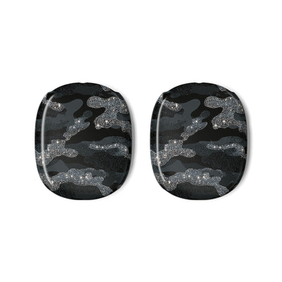 Glitter Shadow Camo · Hard Case for AirPods Max · Black