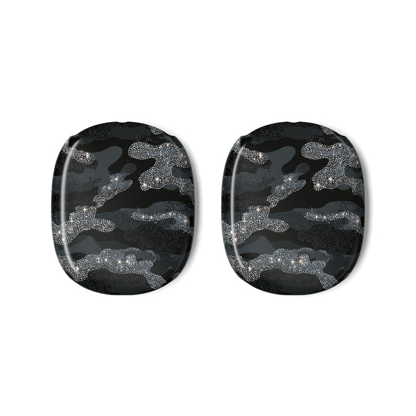 Glitter Shadow Camo · Hard Case for AirPods Max · Black