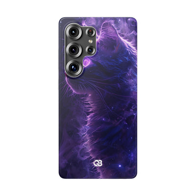 Purple Void Feline · Soft Custodia per Samsung