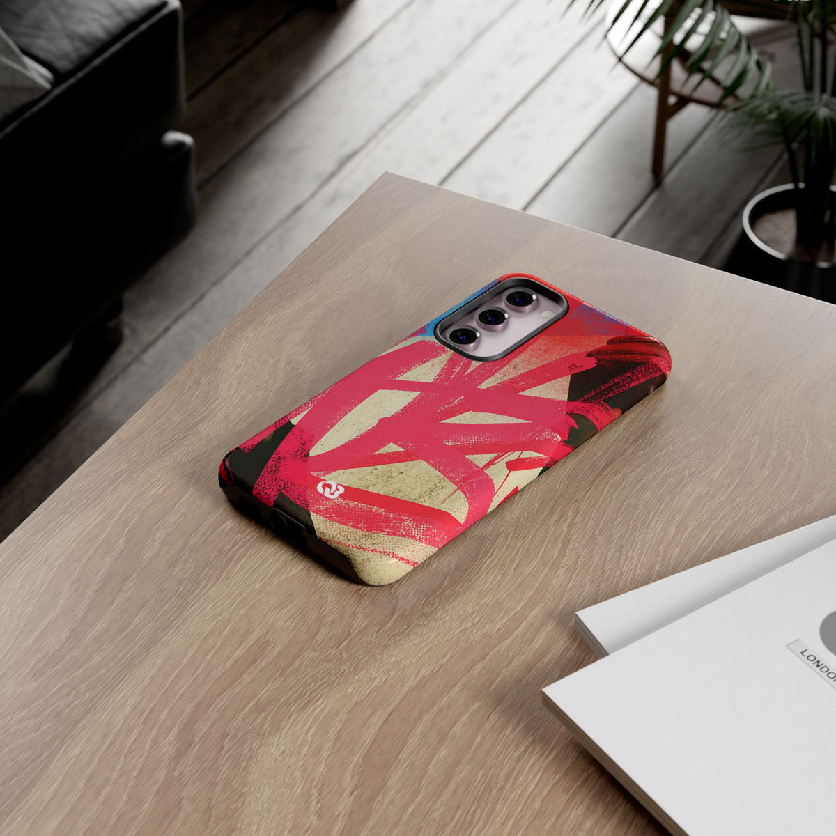 Neon Spray Tag · Tough Phone Case for Samsung · Pink