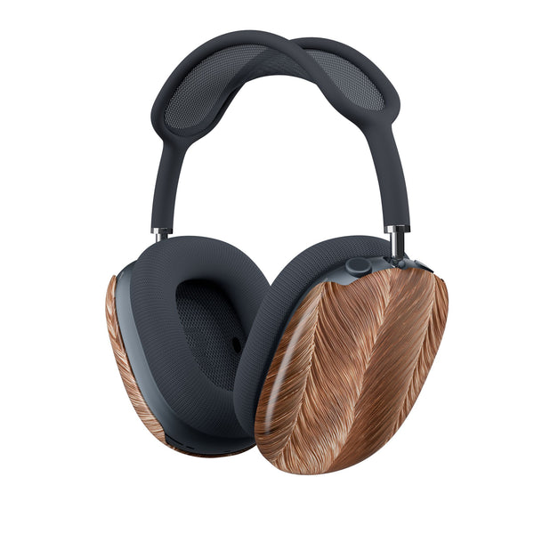 Rose Gold Weave · Hard Case for AirPods Max · Brown