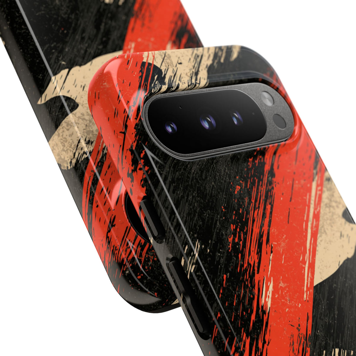 Urban Slash Camo · Tough Phone Case for Pixel ·  Black
