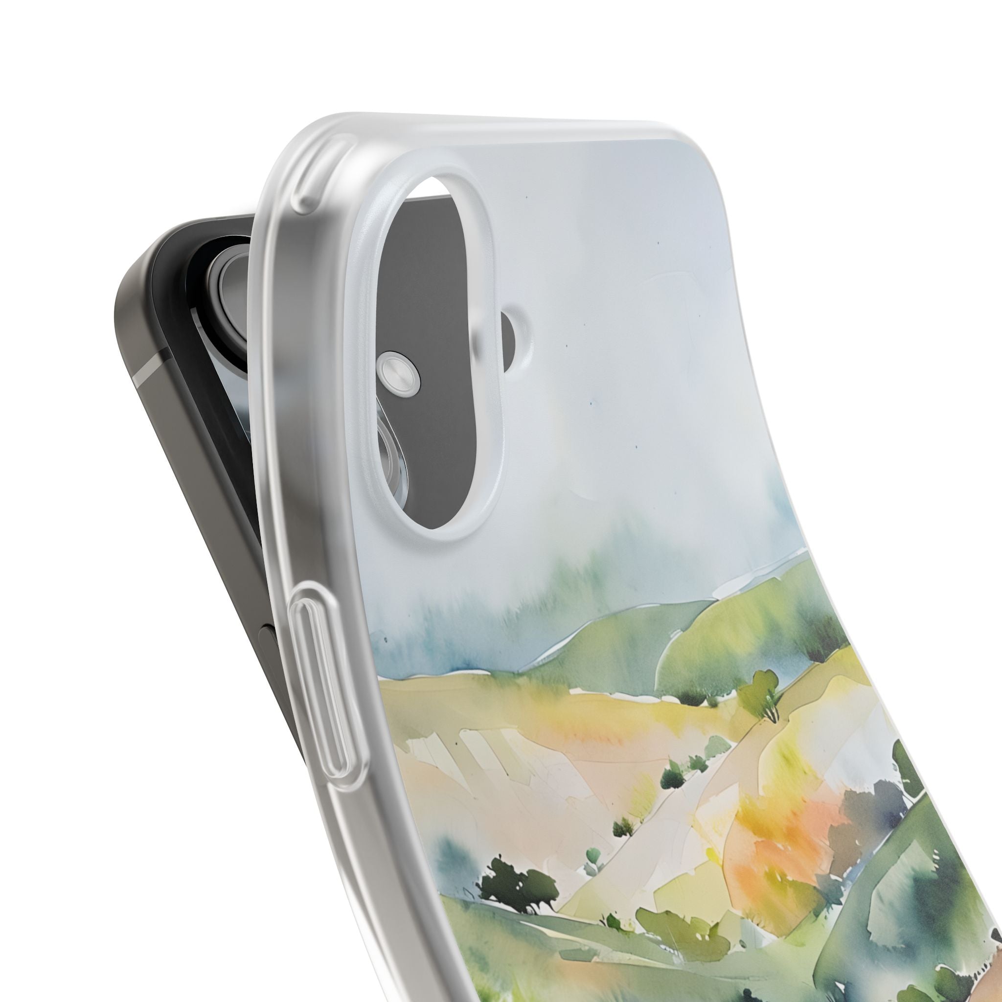 Verdant Mist Valleys · Soft Phone Case for iPhone