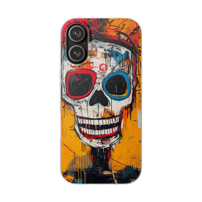 Vivid Graffiti Skull · Soft Custodia per iPhone