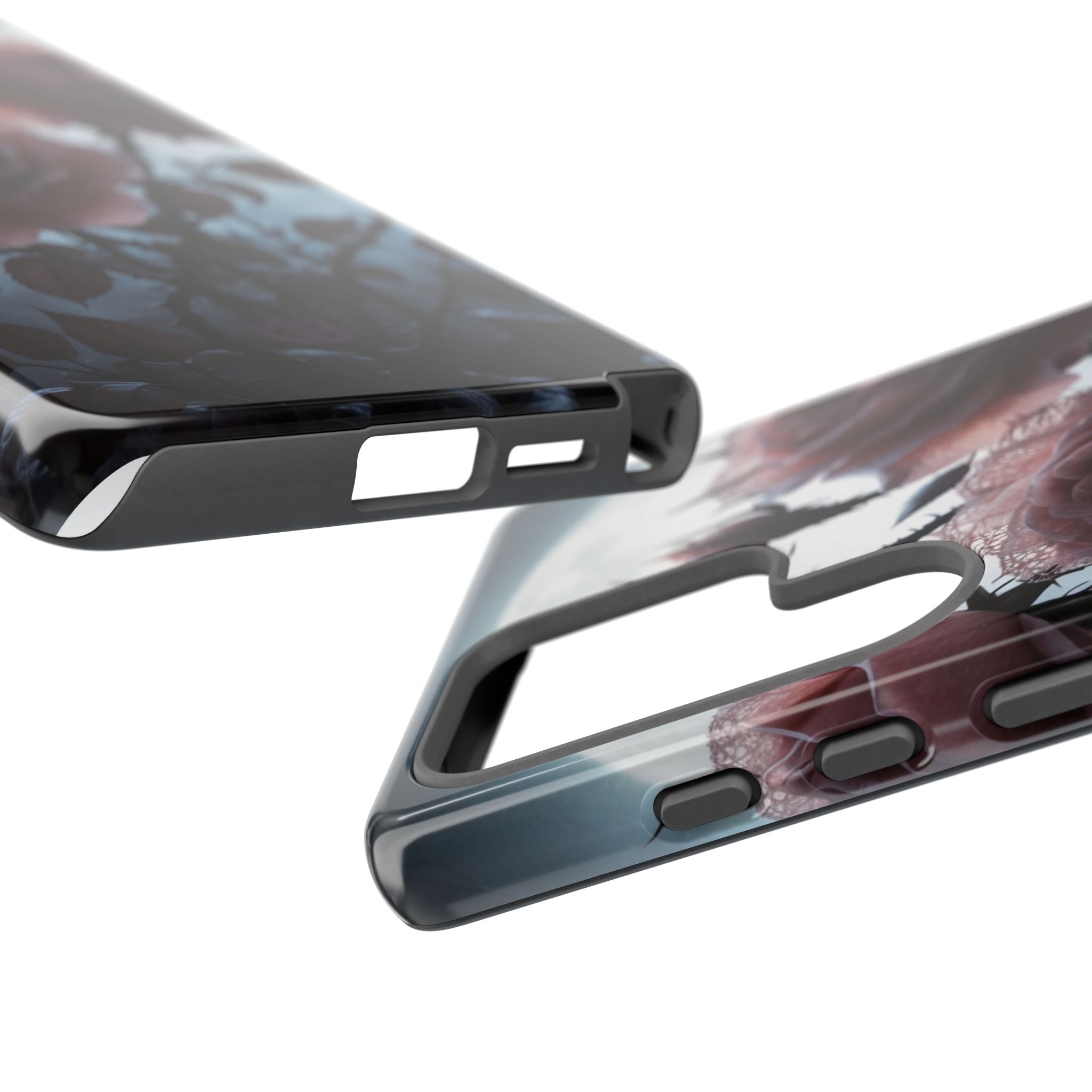 Lunar Lace Petals · Tough Coque de téléphone pour Samsung