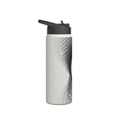 Helical Grid · Insulated Water Bottle · Grey