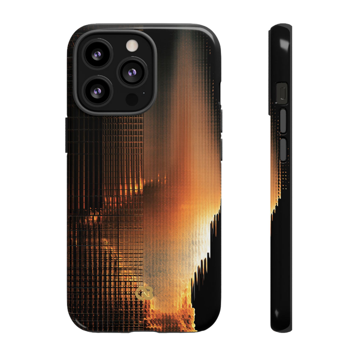 Luminous Grid · Tough Phone Case for iPhone · Black