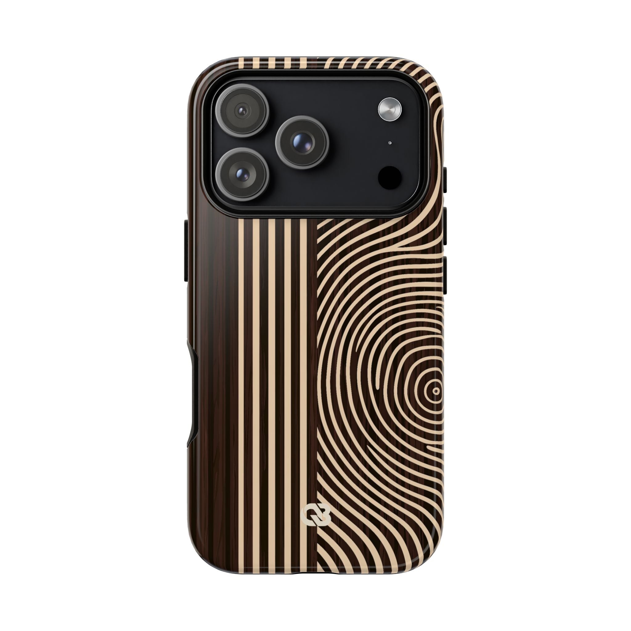 Brown Tough Phone Case for iPhone - Espresso Sand Ridge