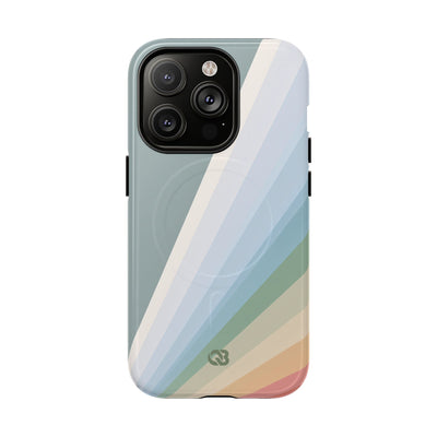 Green Tough 2.0 Magsafe Phone Case for iPhone - Sage Prism Beam