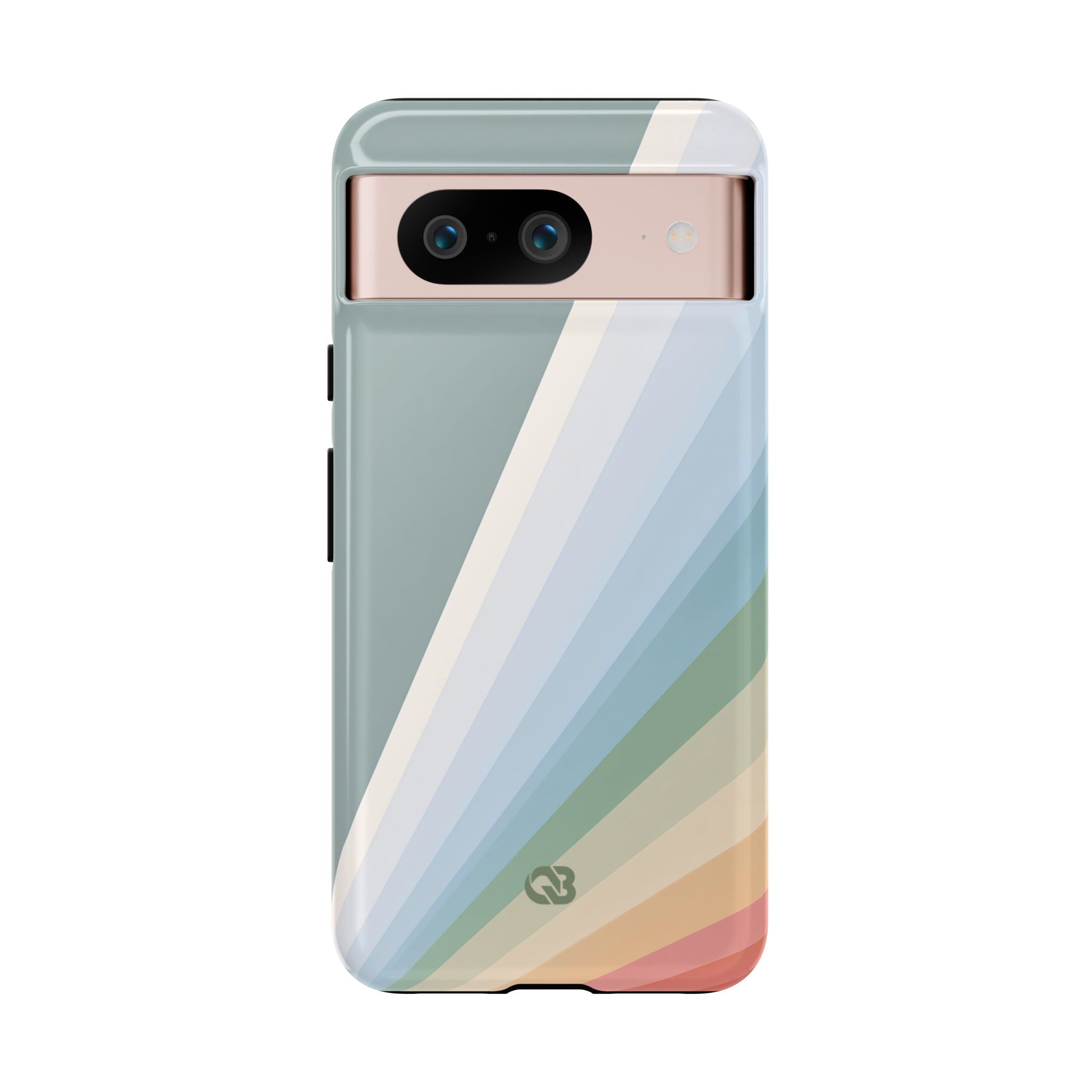 Green Tough Phone Case for Google Pixel - Sage Prism Beam