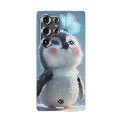 Frosty Penguin Glow · Soft Phone Case for Samsung