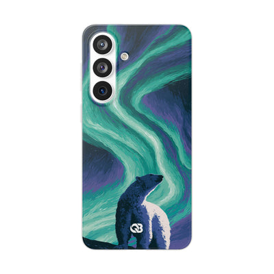 Arctic Aurora Bear · Lite Phone Case for Samsung · Teal